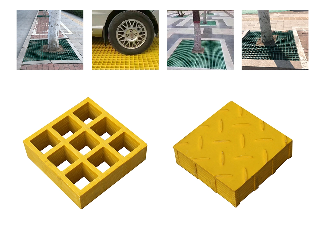 Fiberglass Grating Pultruded Anti-Slip Custom Fiberglass Grating FRP/GRP Pultruded Gratings