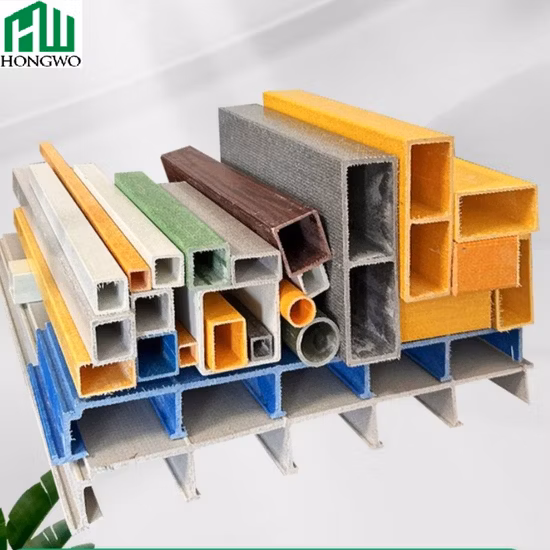 Perfis Pultrudados de FRP/GRP de Fibra de Vidro C-Channel